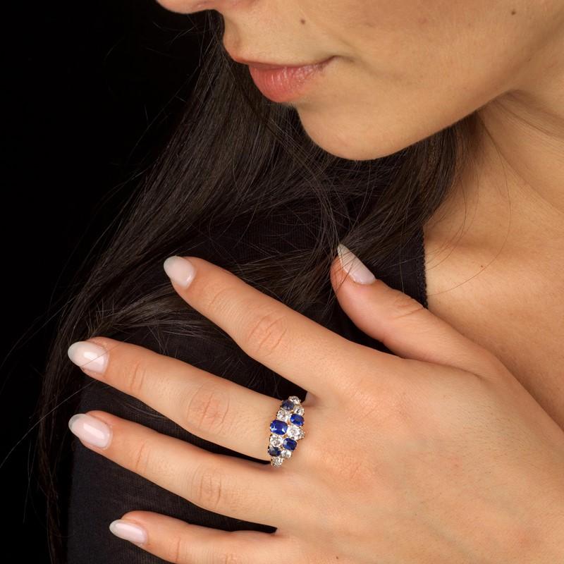 antique sapphire engagement ring