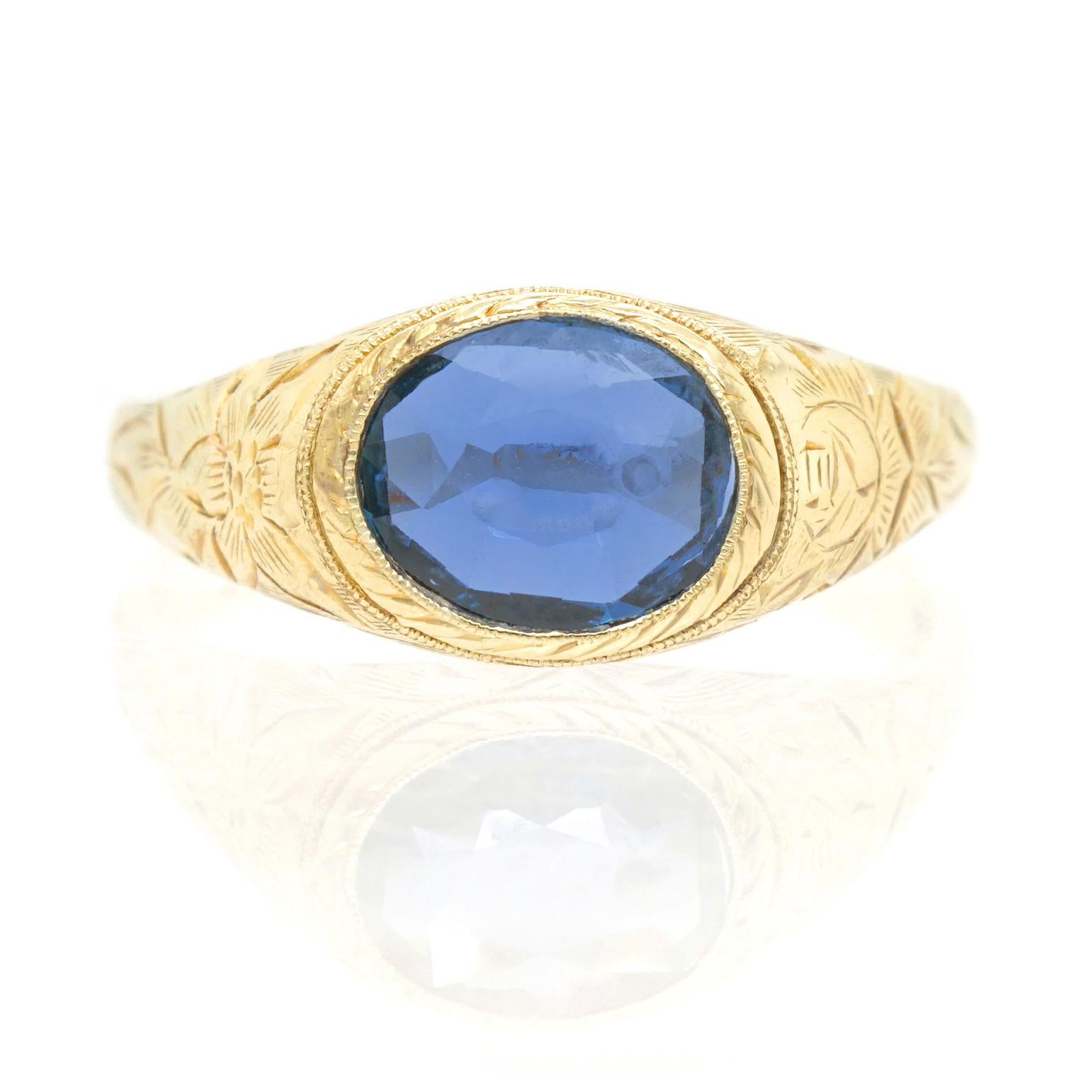 Victorian Antique Sapphire Ring