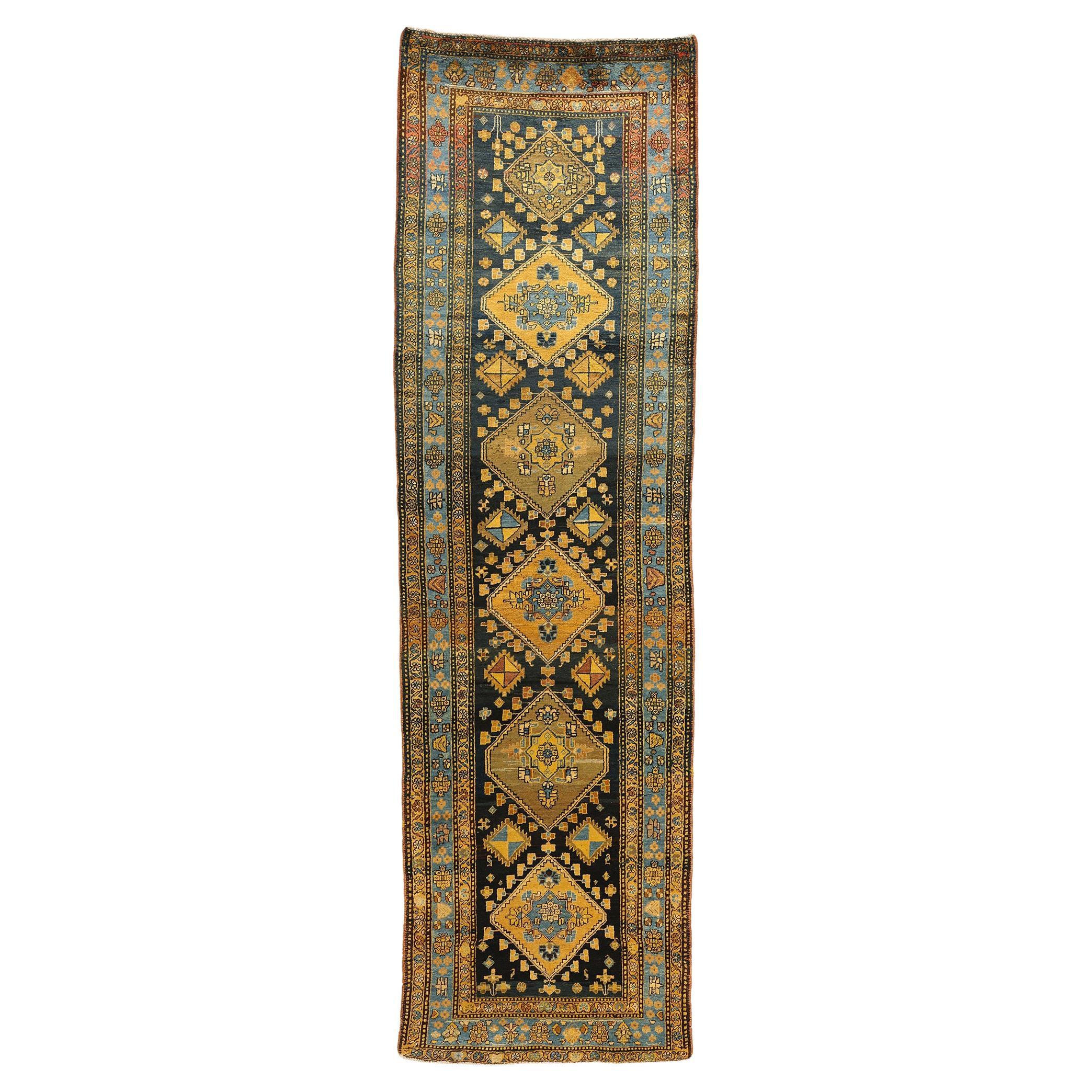 Antiker persischer Sarab-Teppich-Läufer, 03'05 x 11'06