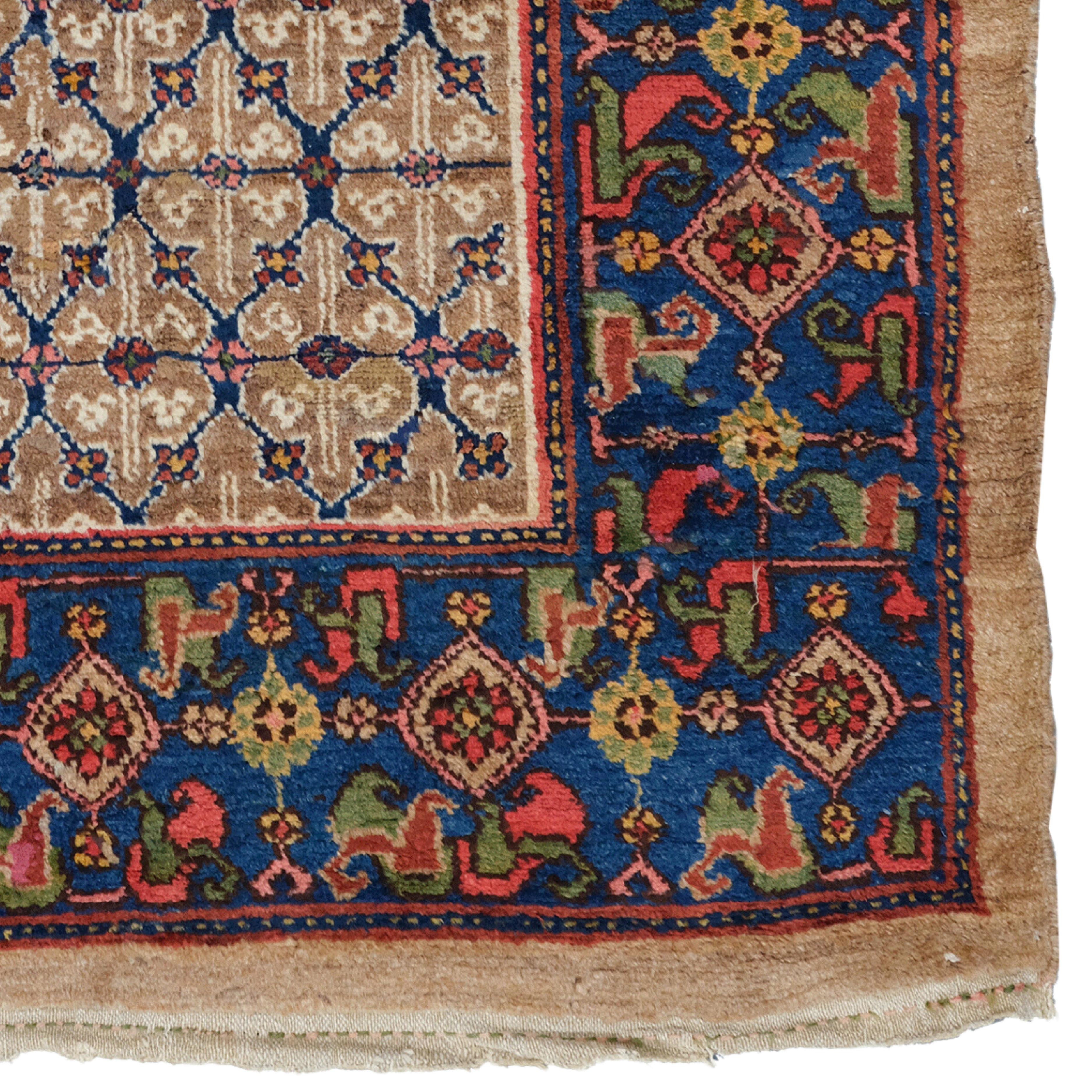 Wool Antique Sarab Rug - 19th Century Sarab Rug, Vintage Rug For Sale