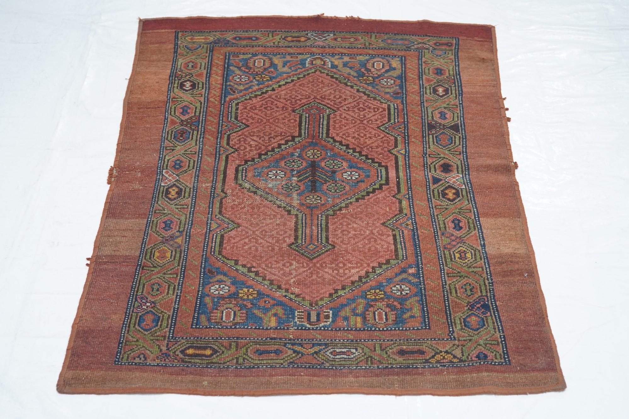 Antiker Sarab-Teppich 2'11'' x 3'10'' (Wolle) im Angebot