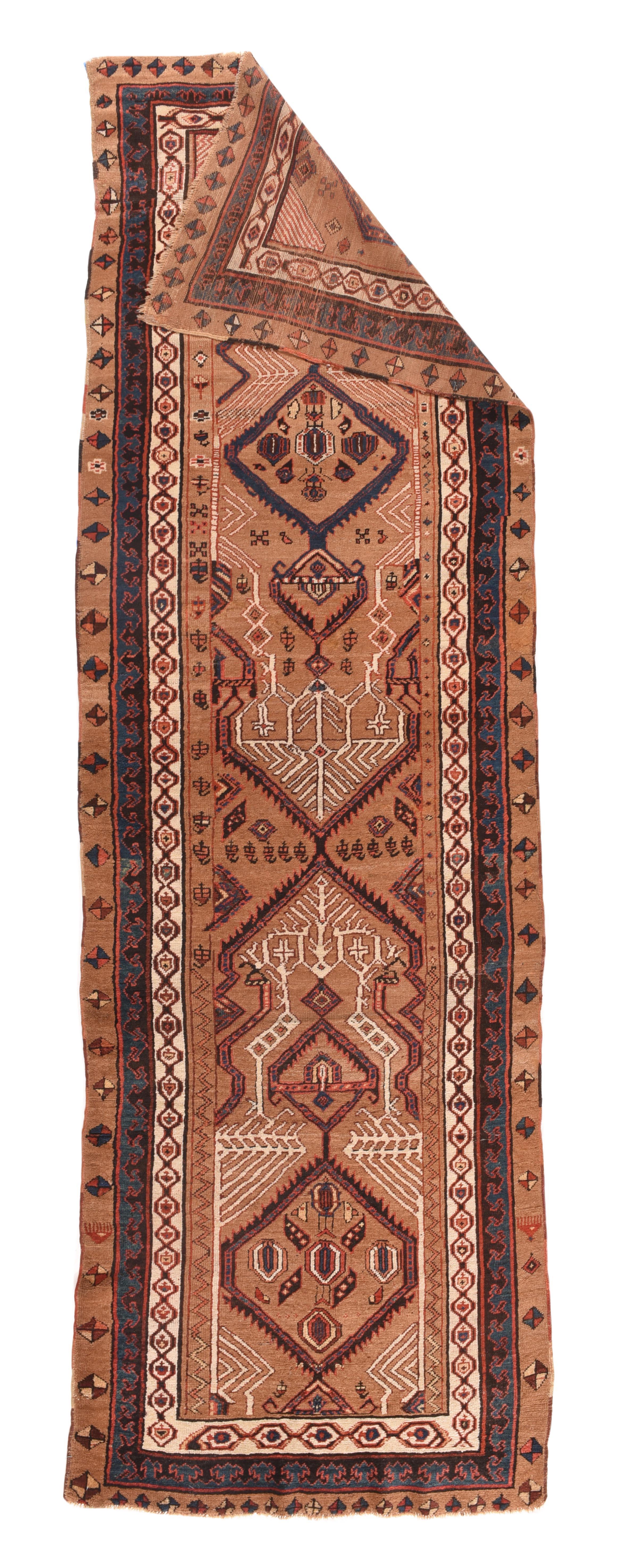 Antique Sarab Runner  In Good Condition For Sale In New York, NY