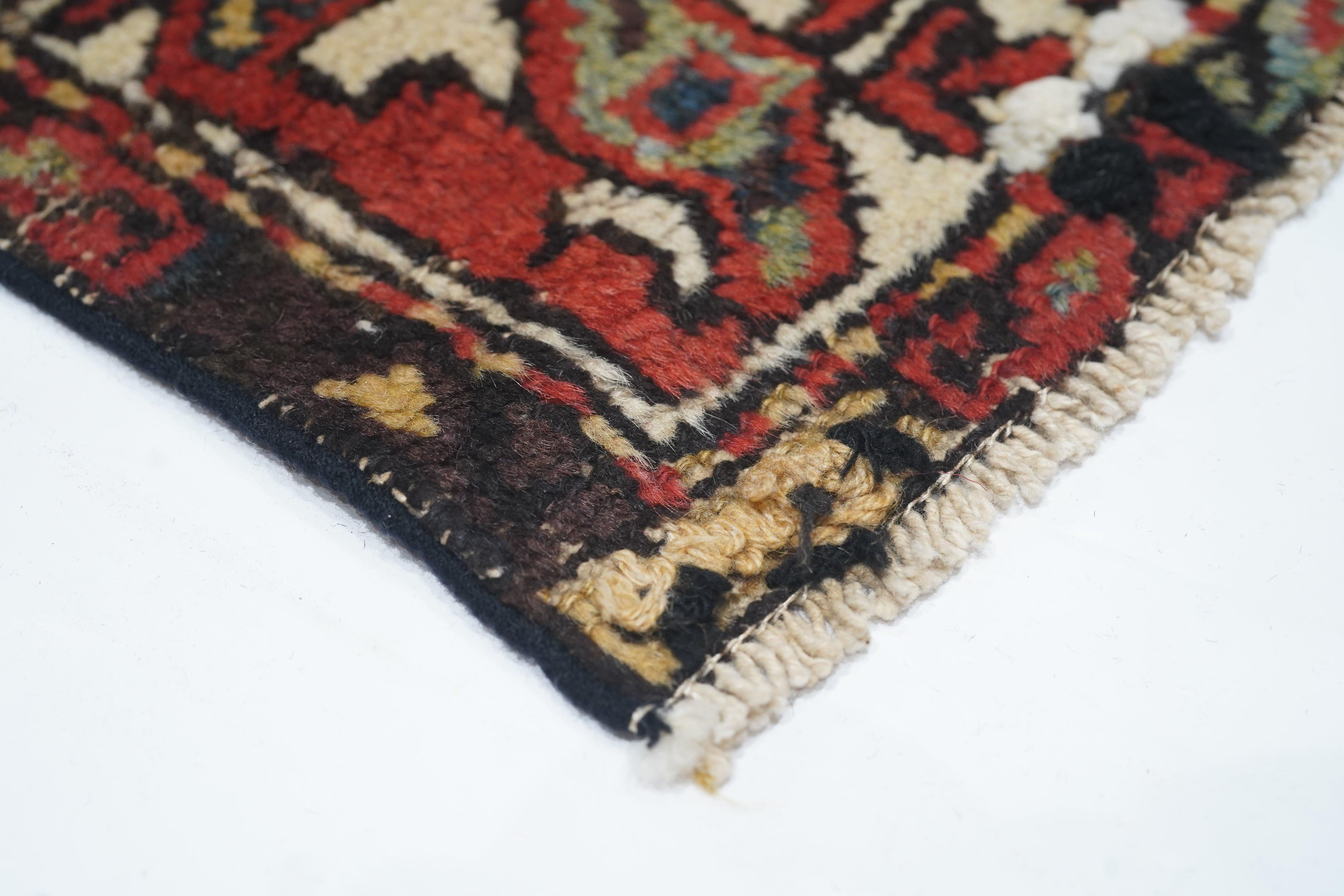 Persian Antique Sarab Rug 3'7'' x 6'8'' For Sale