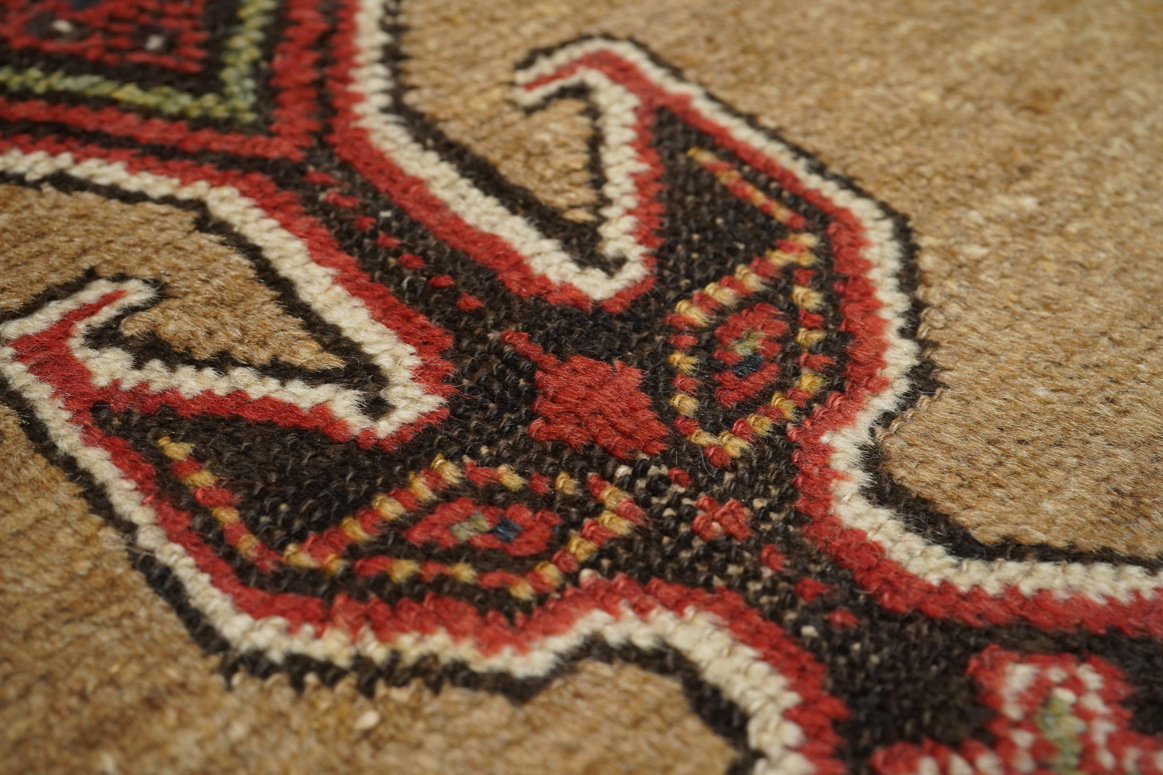 Early 20th Century Antique Sarab Rug For Sale