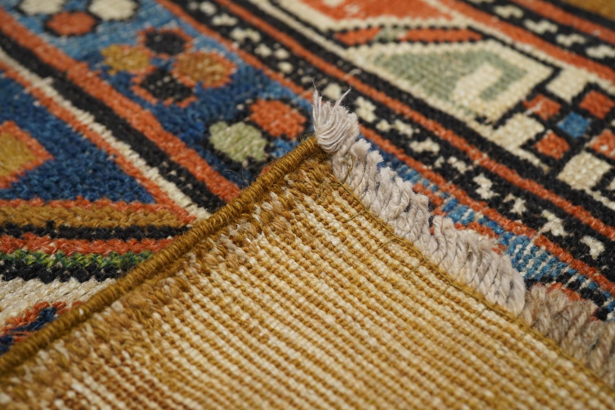 Antique Sarab Rug 3'9'' x 5'7'' For Sale 3