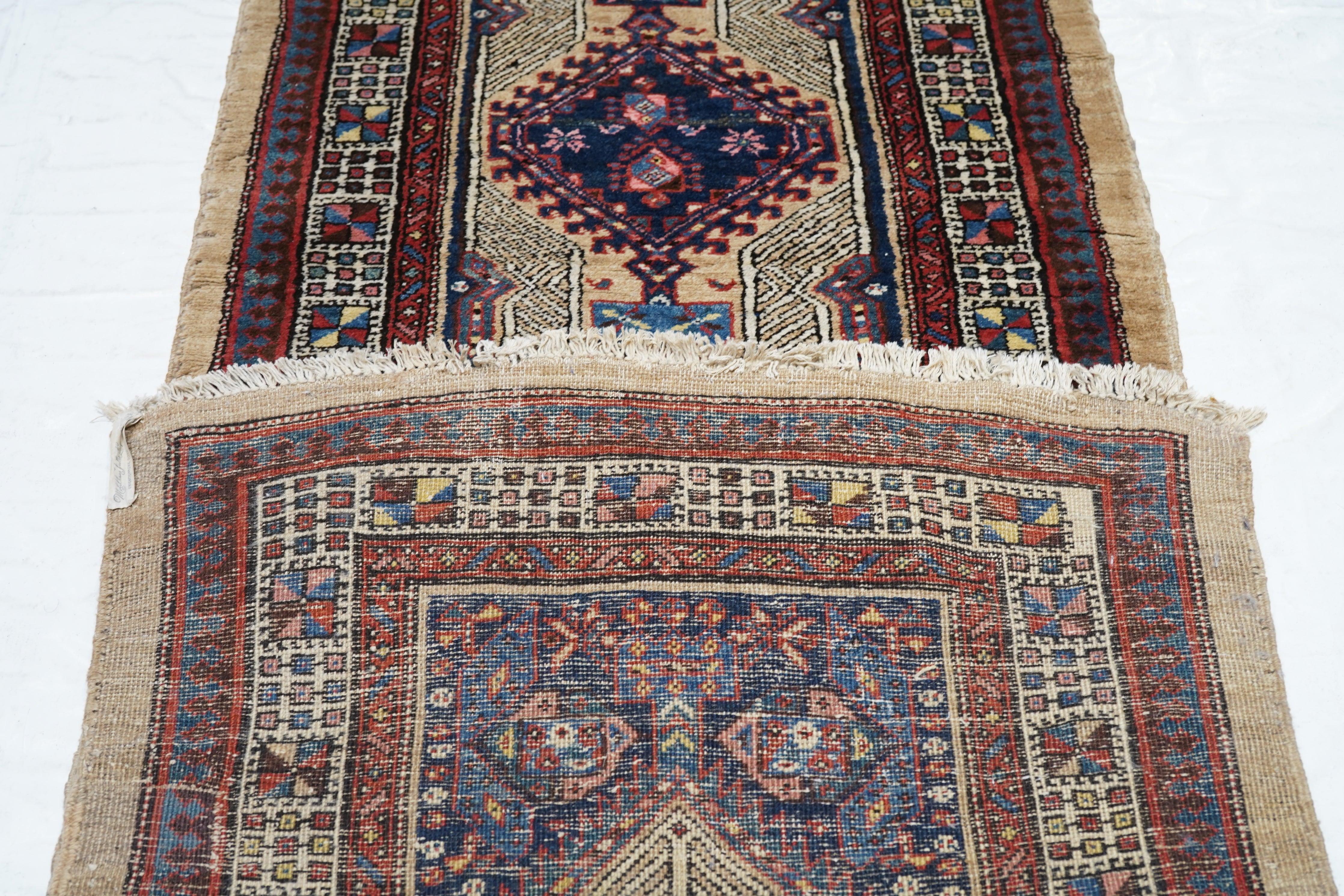 Antiker Sarab-Läufer 2'11'' x 11'7'' im Angebot 4