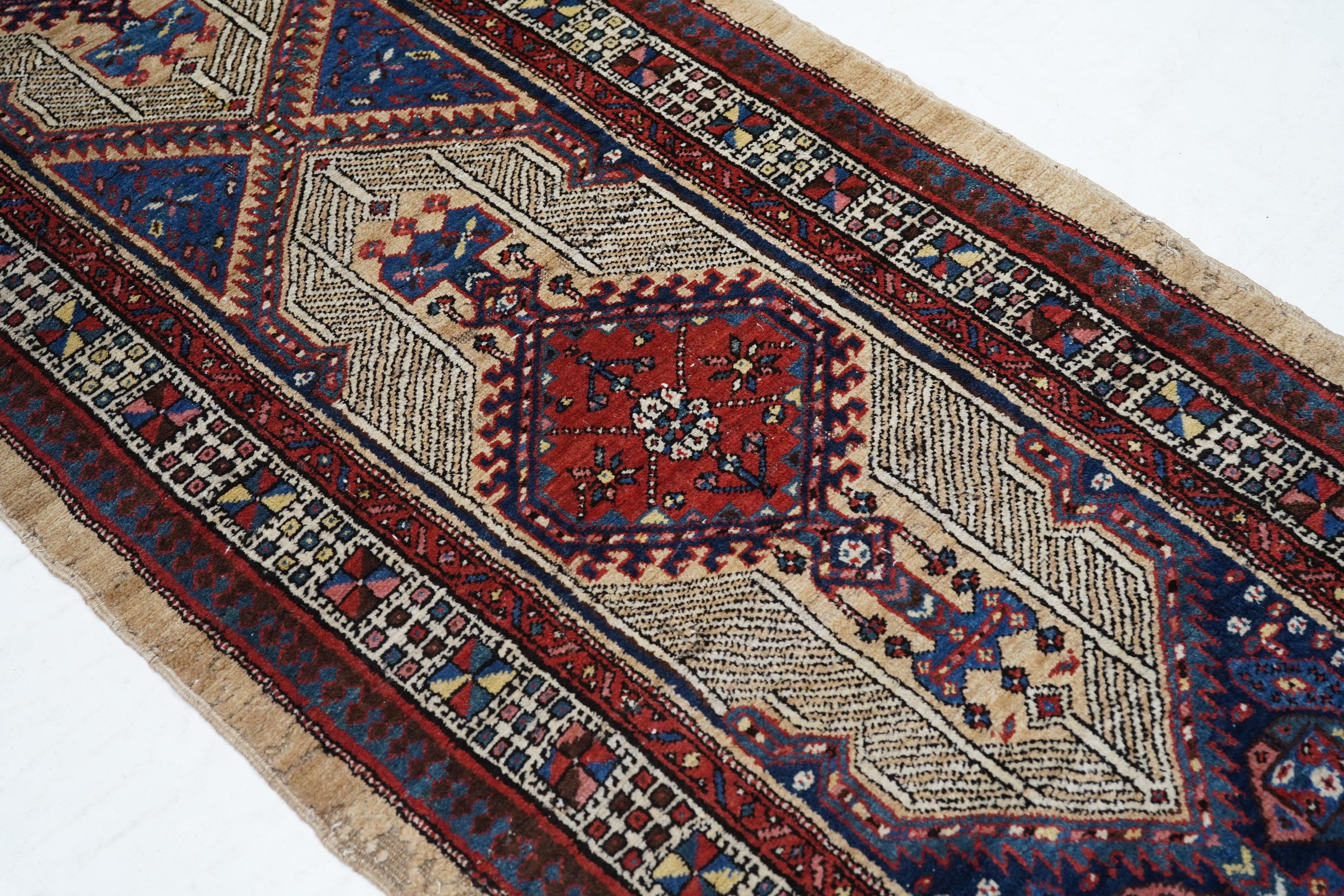 Antiker Sarab-Läufer 2'11'' x 11'7'' (Wolle) im Angebot