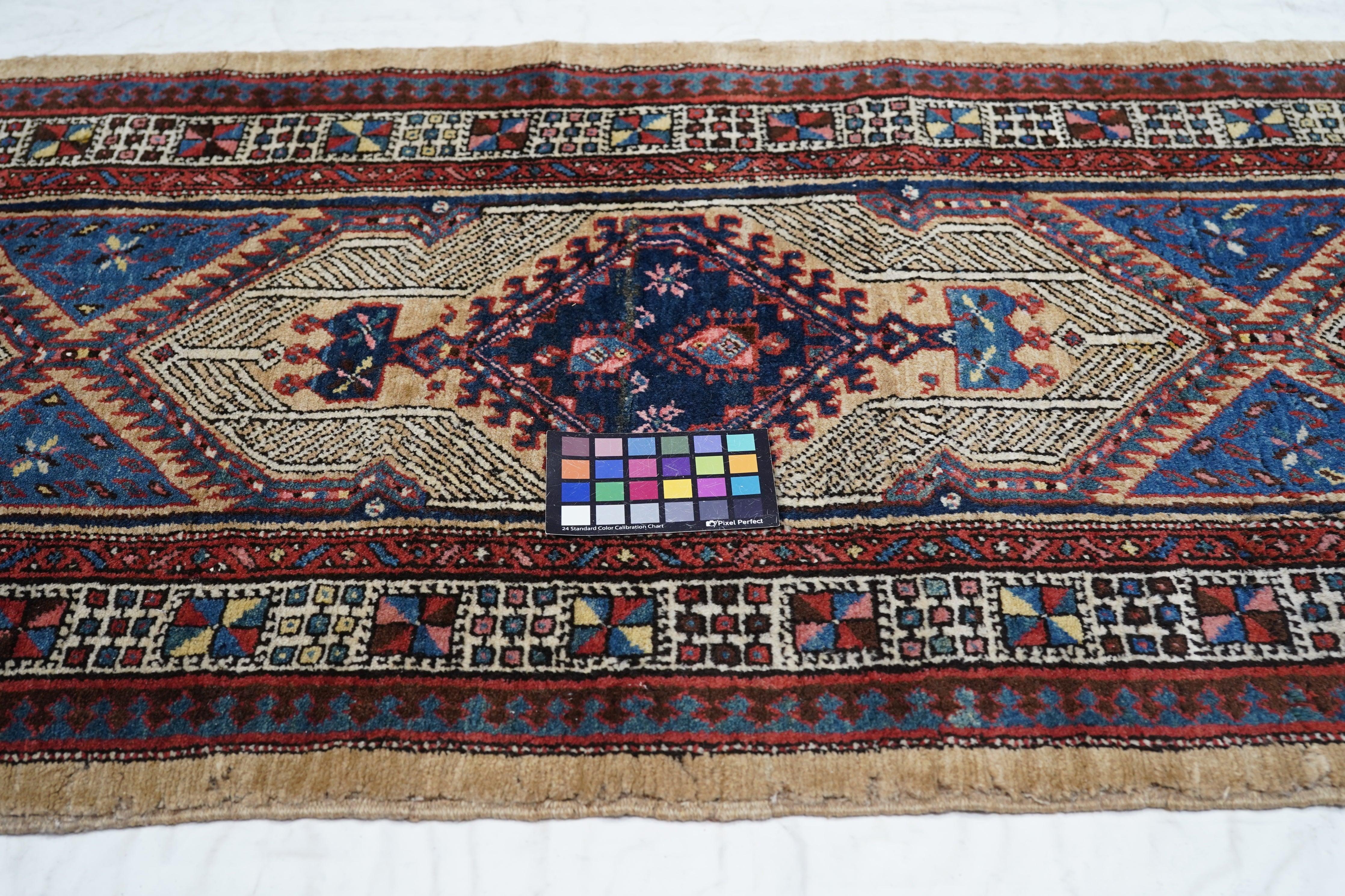 Antiker Sarab-Läufer 2'11'' x 11'7'' im Angebot 2