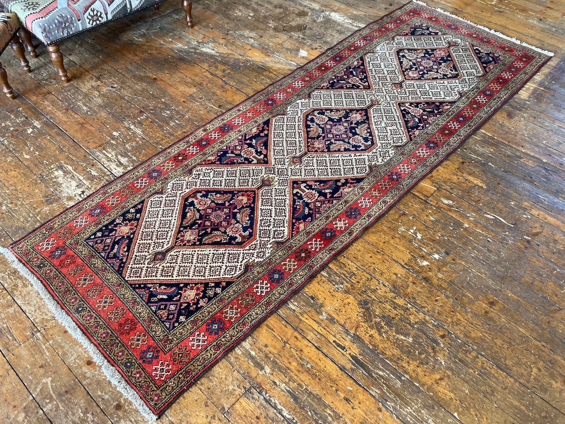 Antique Sarab Runner 3.18m X 1.10m (Wolle) im Angebot