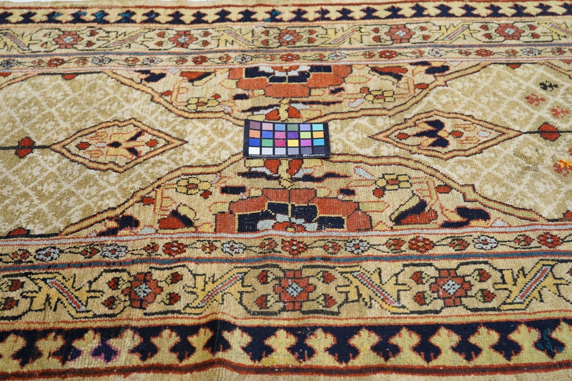 Antiker Sarab-Läufer 3'5'' x 17'10'' im Angebot 3