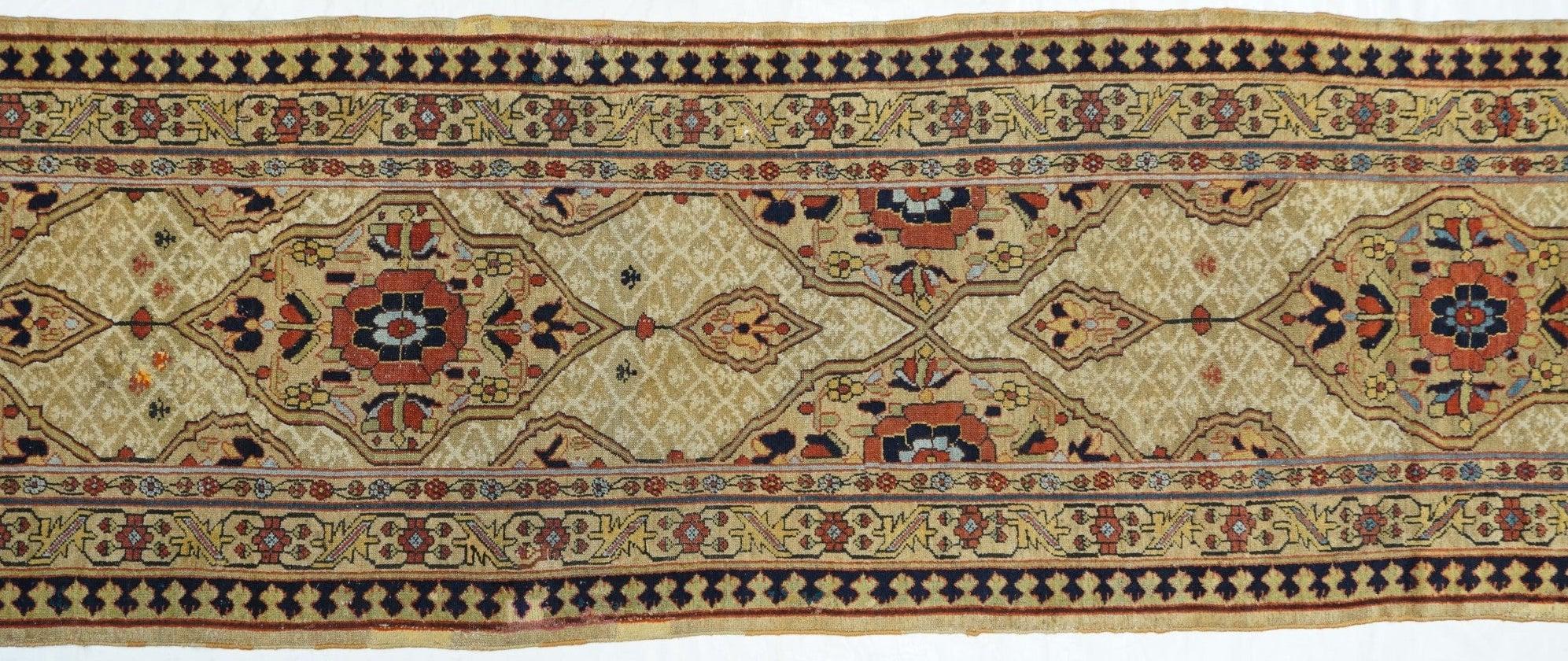 Antiker Sarab-Läufer 3'5'' x 17'10'' (Handgeknüpft) im Angebot