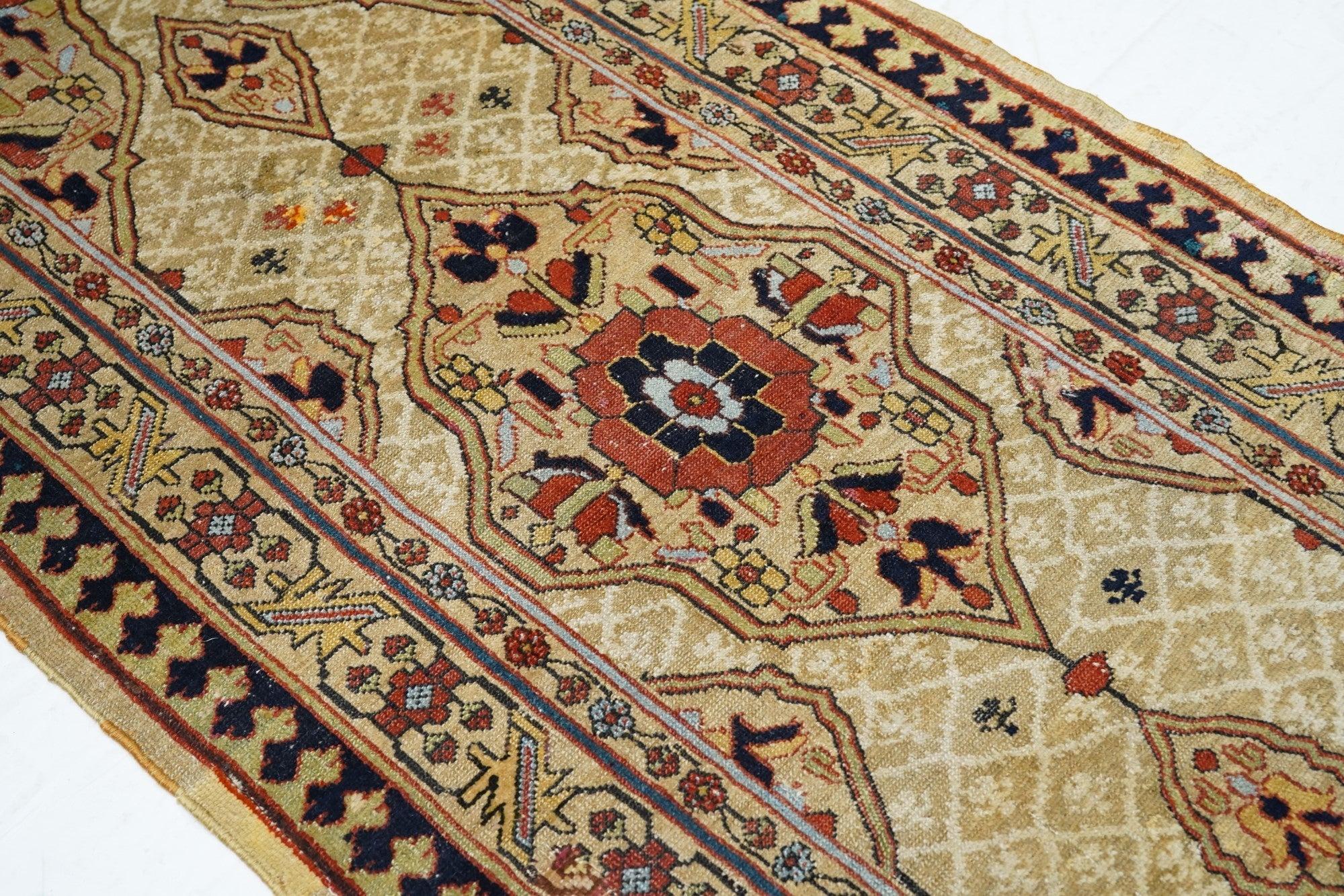Antiker Sarab-Läufer 3'5'' x 17'10'' (Wolle) im Angebot
