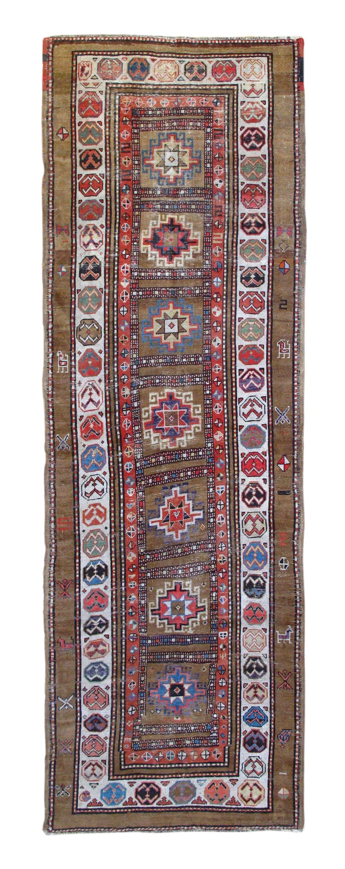 Antiker Sarab-Läufer 3'7'' x 10'7'' (Persisch) im Angebot