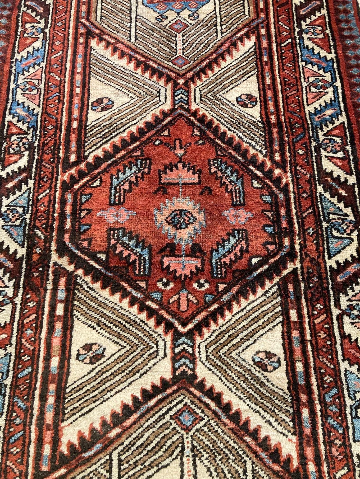 Antiker Sarab-Läufer, 4,29 m x 0,90 m, antik im Angebot 2