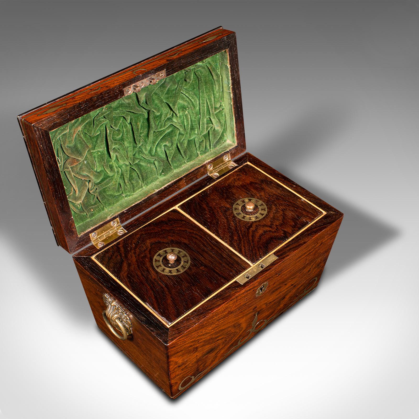 Antique Sarcophagus Tea Caddy, Anglo Indian, Colonial, Campaign, Victorian, 1850 For Sale 2