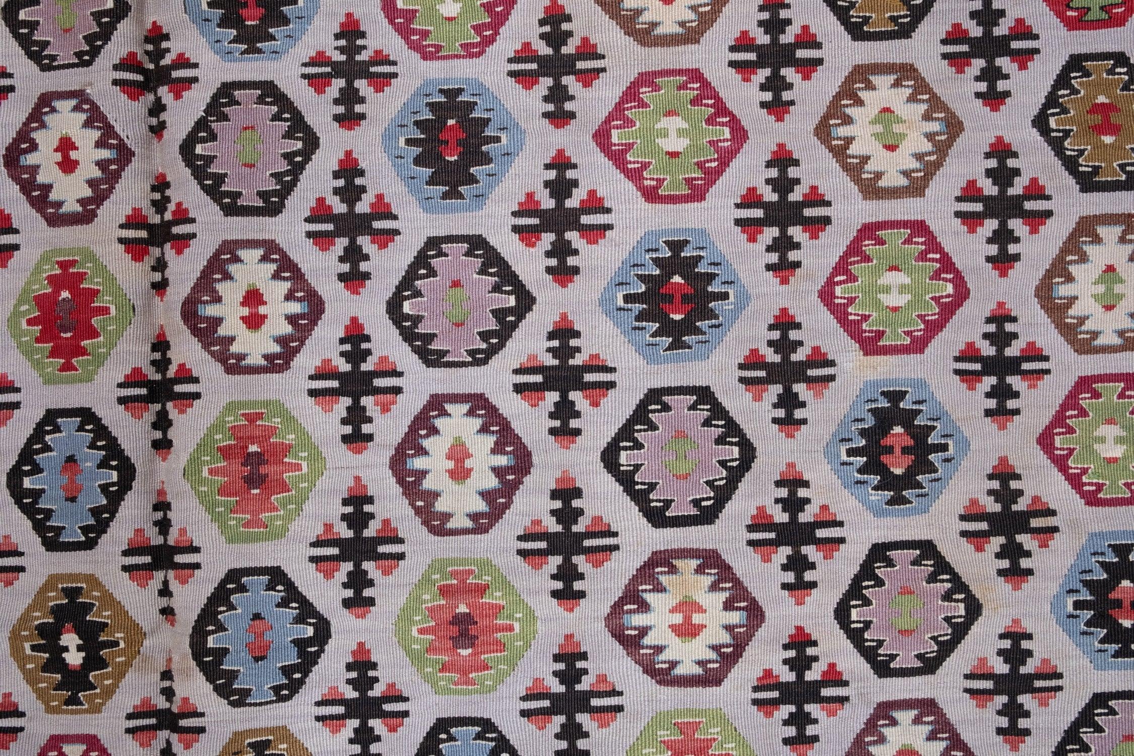 Vegetable Dyed Antique Sarkoy Kilim Rug, Western Anatolian Turkish Carpet, Balkan Style Unique For Sale