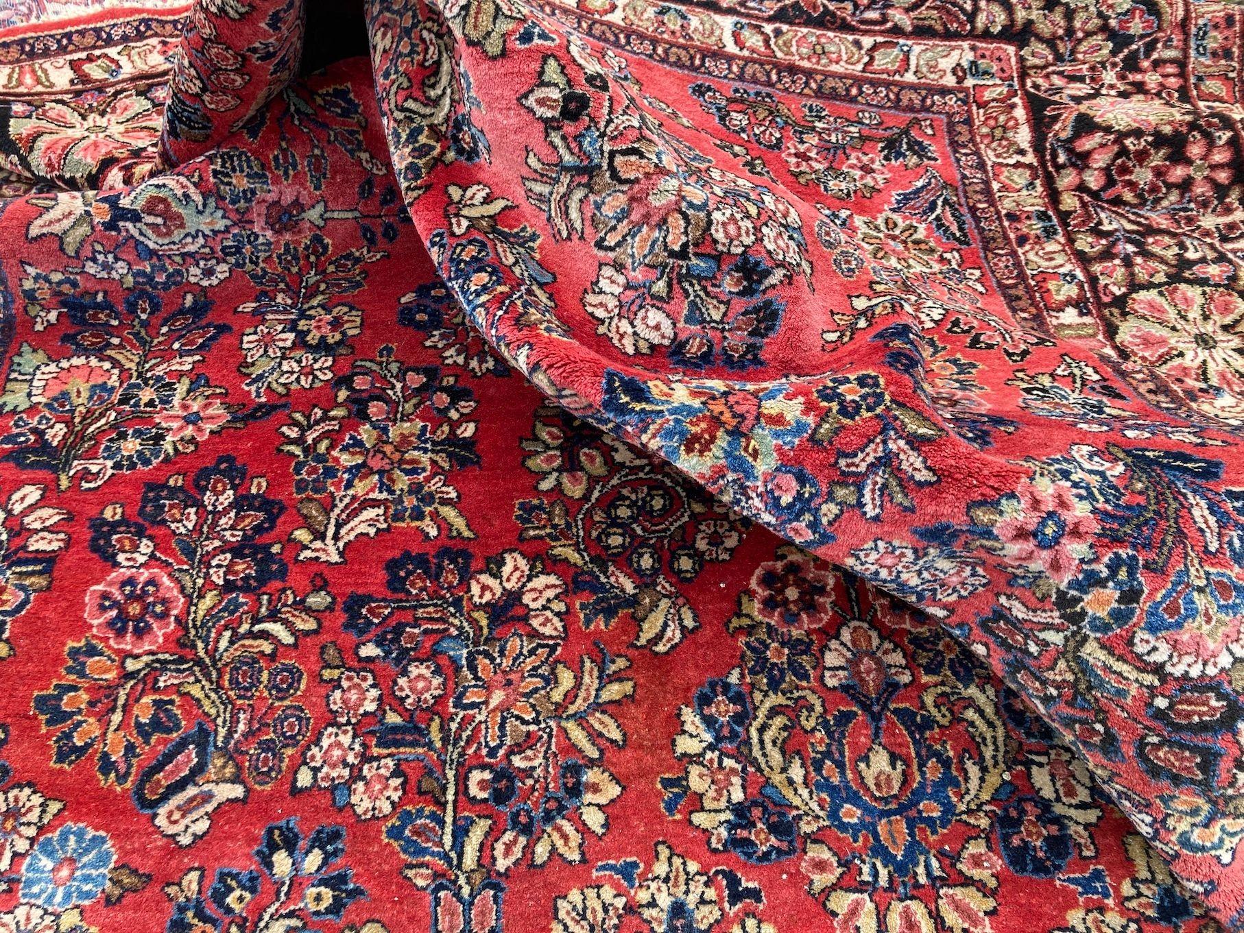 Tappeto Sarouk antico 3,07 m x 2,45 m in vendita 12