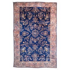 Antique Sarouk Carpet - Circa 1900 Persian Sarouk Rug, Vintage Carpet, Wool Rug