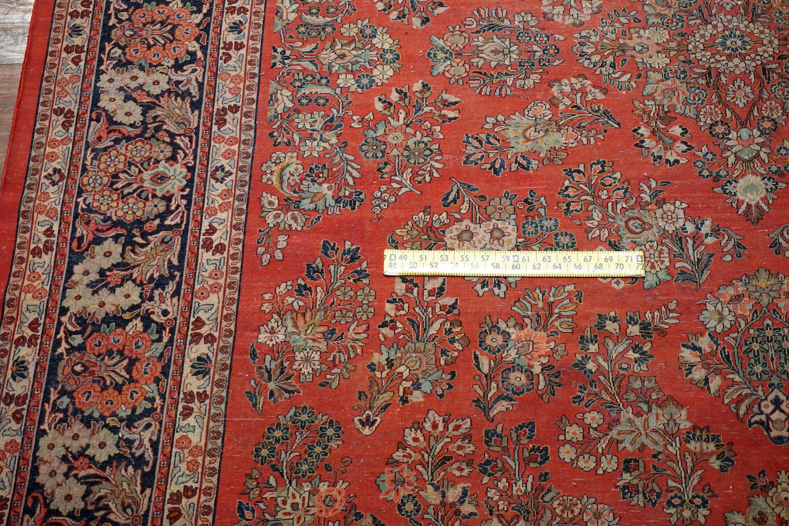 Antiker Sarouk-Storouk, um 1920 im Zustand „Hervorragend“ im Angebot in Laguna Hills, CA