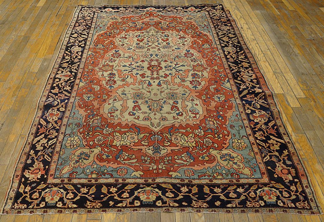 Antique Sarouk - Farahan rug, size: 4'6