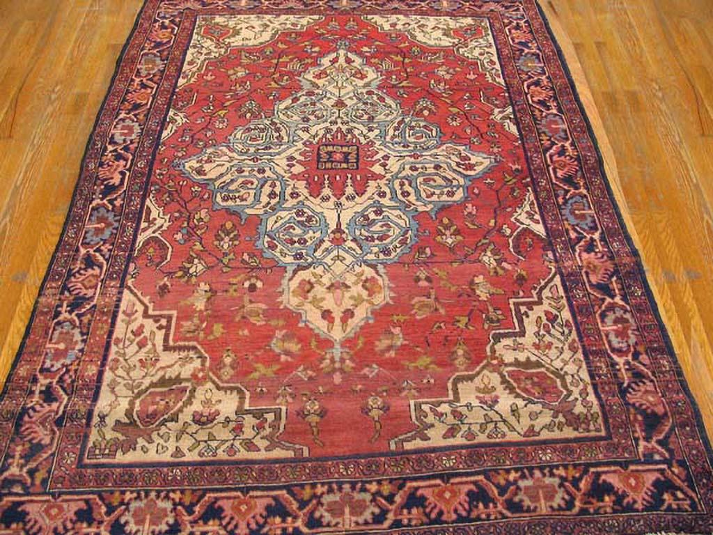 1920s Persian Sarouk Farahan Carpet ( 4'7