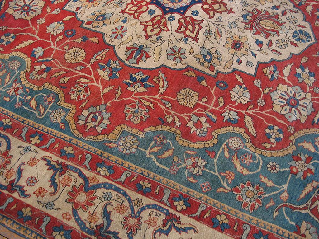19th Century Persian Sarouk Farahan Carpet ( 7'2