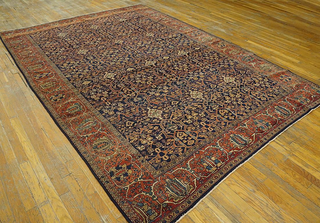 Antique Sarouk, Farahan rug, size: 7'0