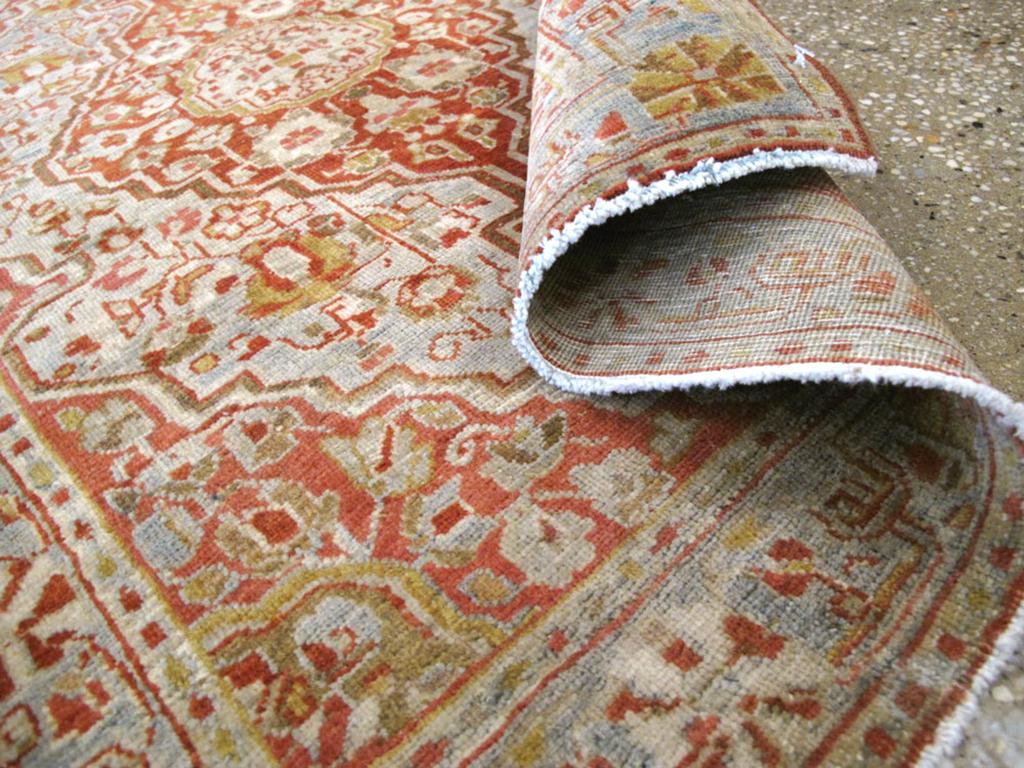 Wool Antique Sarouk Farahan Rug For Sale