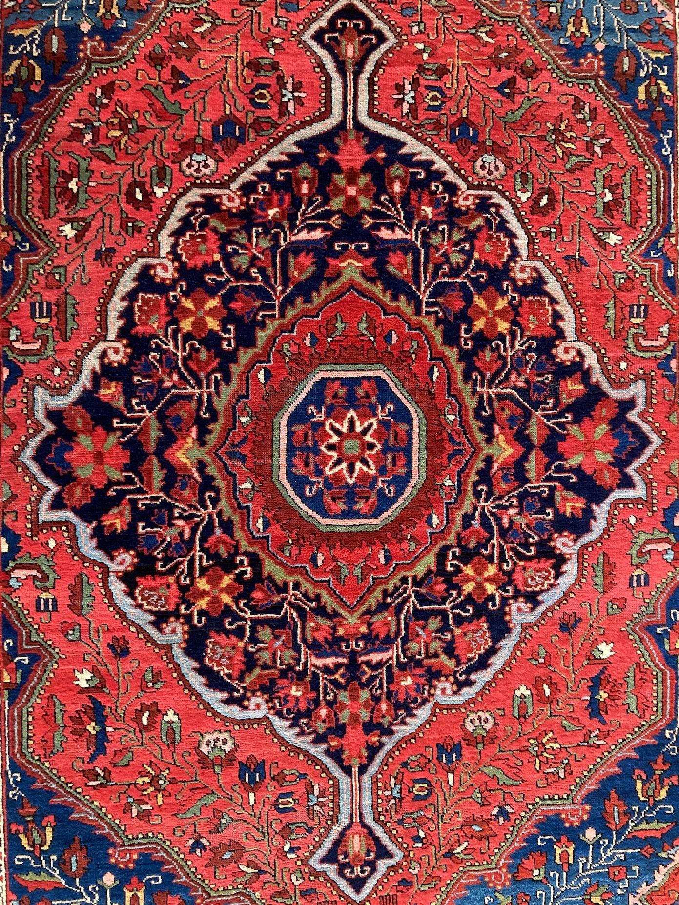 Antique Sarouk Ferahan Rug 2.20m X 1.42m For Sale 8