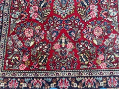 ANTIQUE Sarouk oriental rug