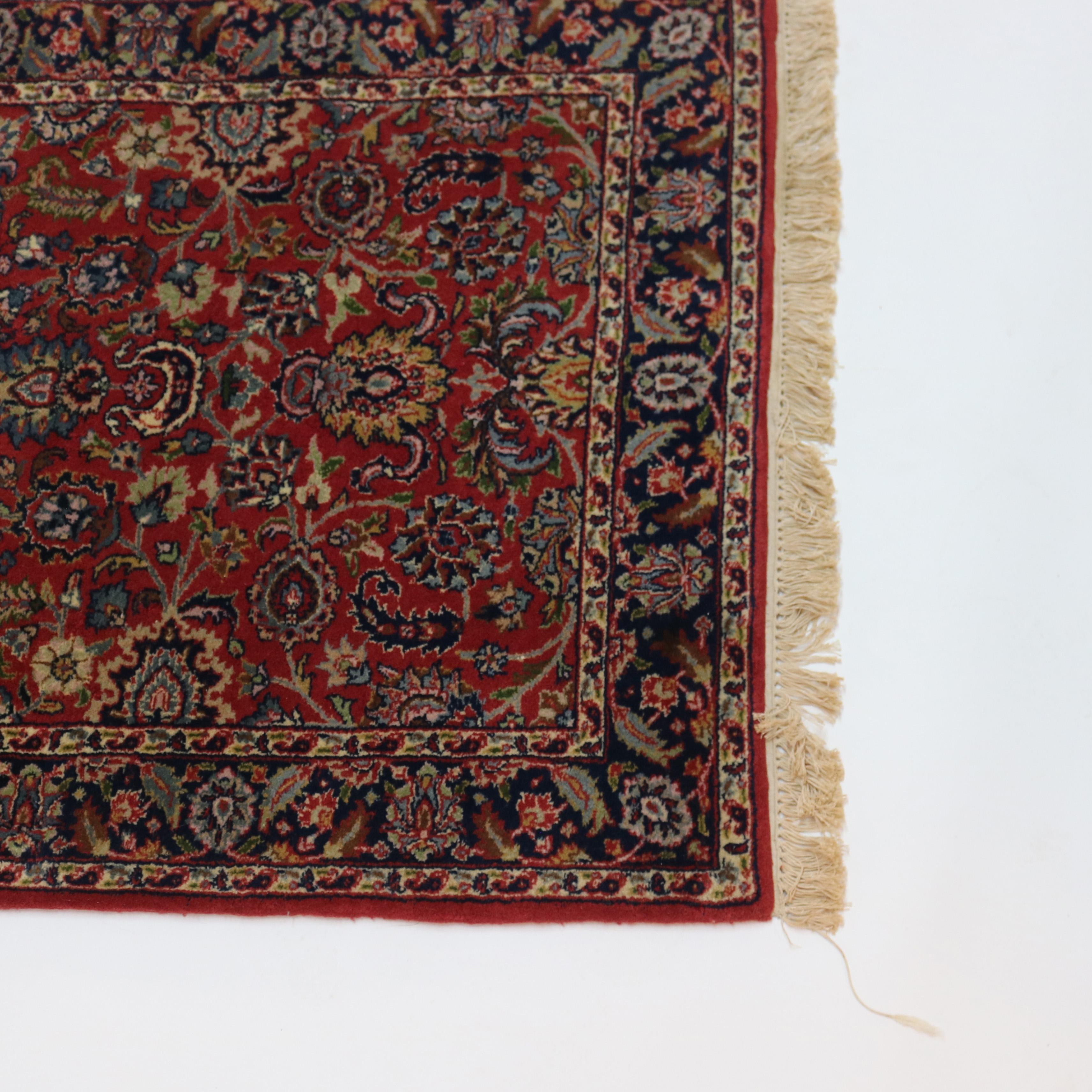 Antique Sarouk Oriental Wool Rug Circa 1930 For Sale 5