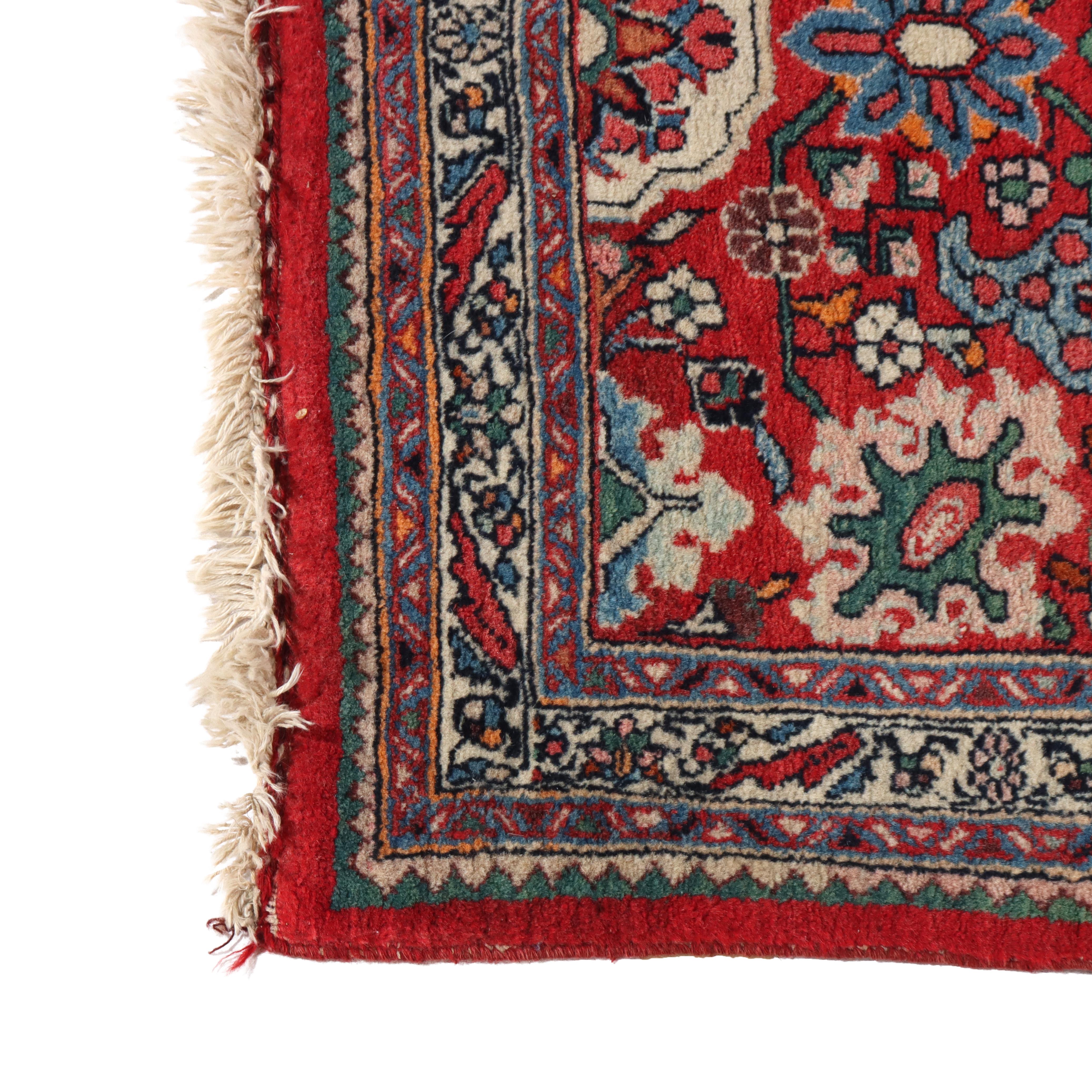 Ancien tapis persan Sarouk signé C1930
(49