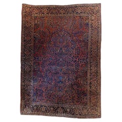 Antiker Sarouk Persisch Orientalischer Wollteppich C1930