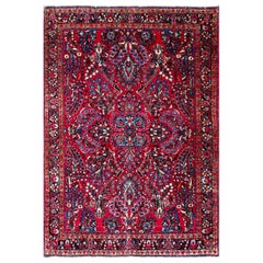 Antique  Sarouk  Persian Rug , c-1920