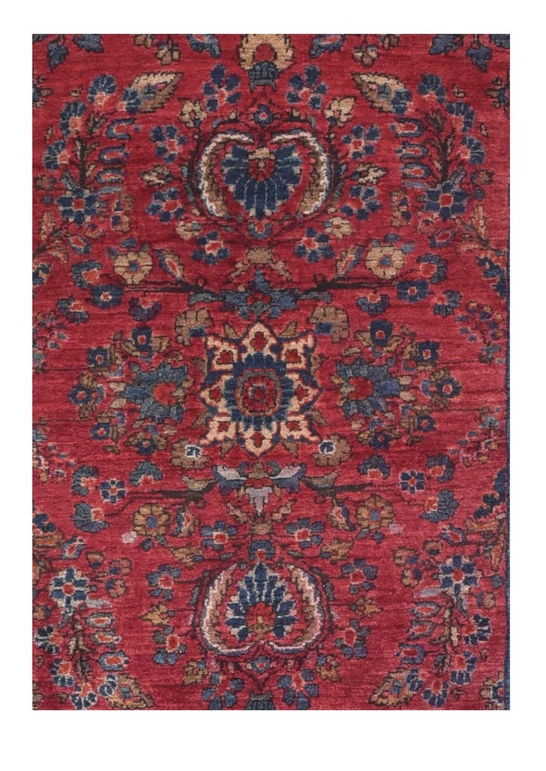 Antique Persian Sarouk Area Rug For Sale at 1stDibs sarouk rugs for sale