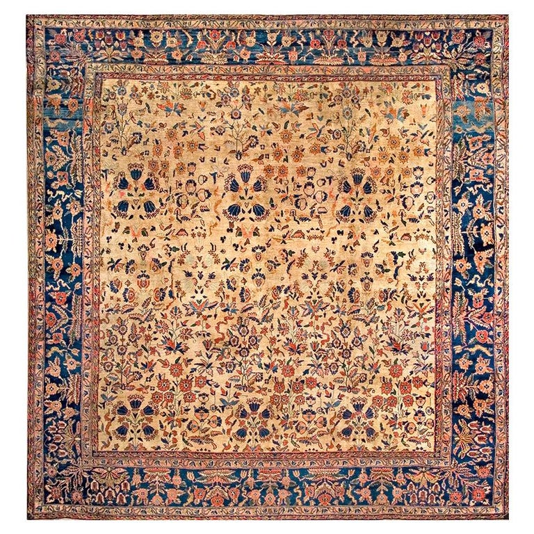 Antique Sarouk Persian Rug For Sale at 1stDibs