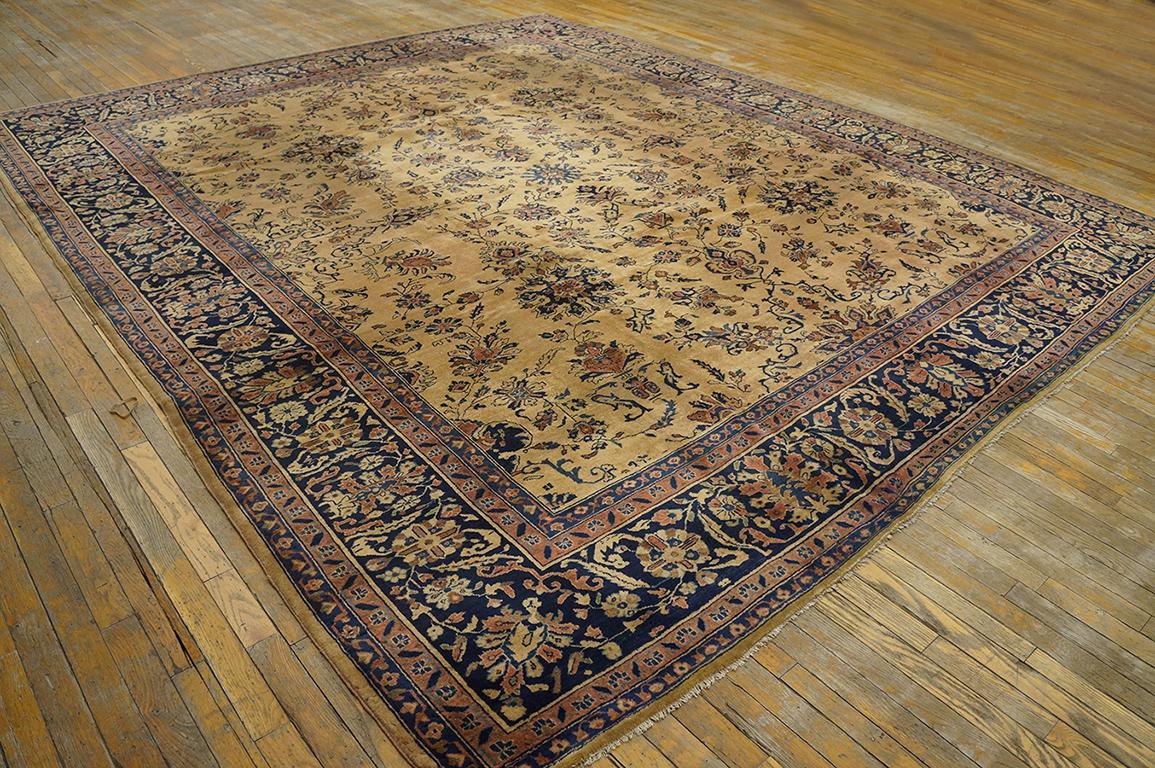 Persischer Sarouk-Teppich aus den 1920er Jahren ( 10' x 11'9