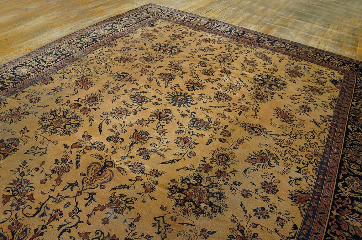 Persischer Sarouk-Teppich aus den 1920er Jahren ( 10' x 11'9