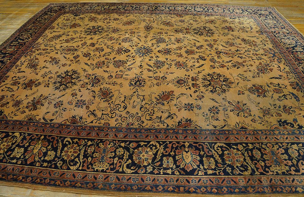 1920s Persian Sarouk Carpet ( 10' x 11'9