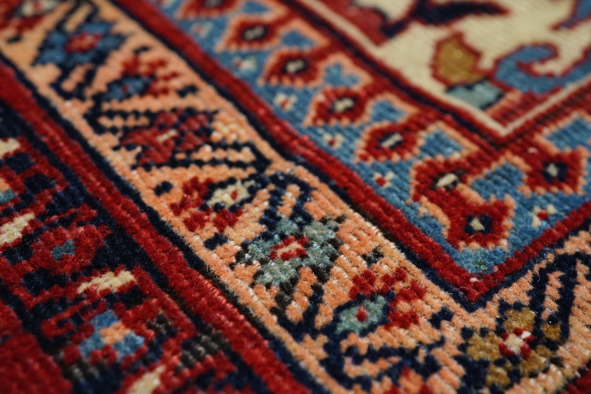 Wool Antique Sarouk Rug 11'0'' x 13'3'' For Sale