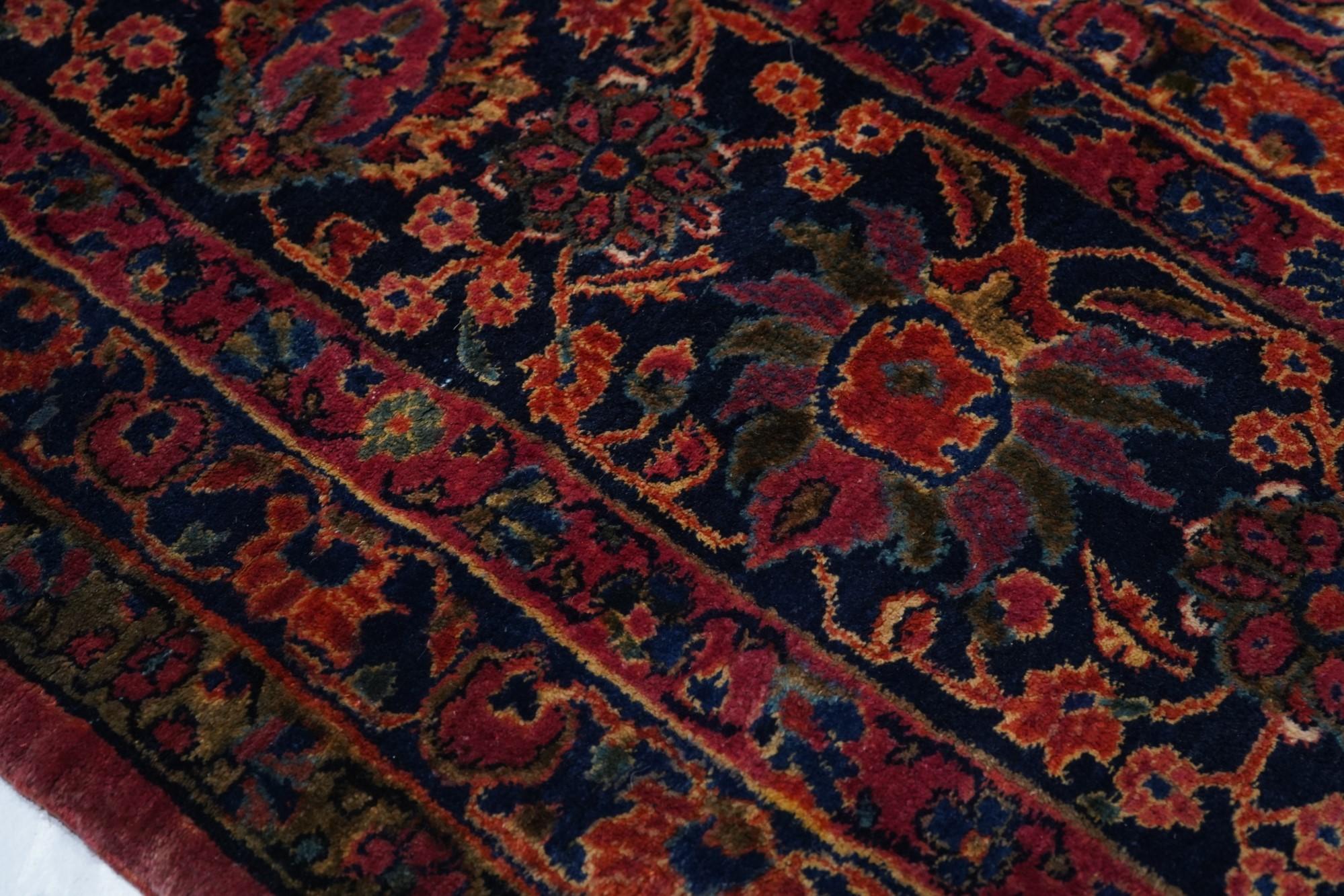 Laine Tapis Sarouk ancien 11'3'' x 17'8'' en vente