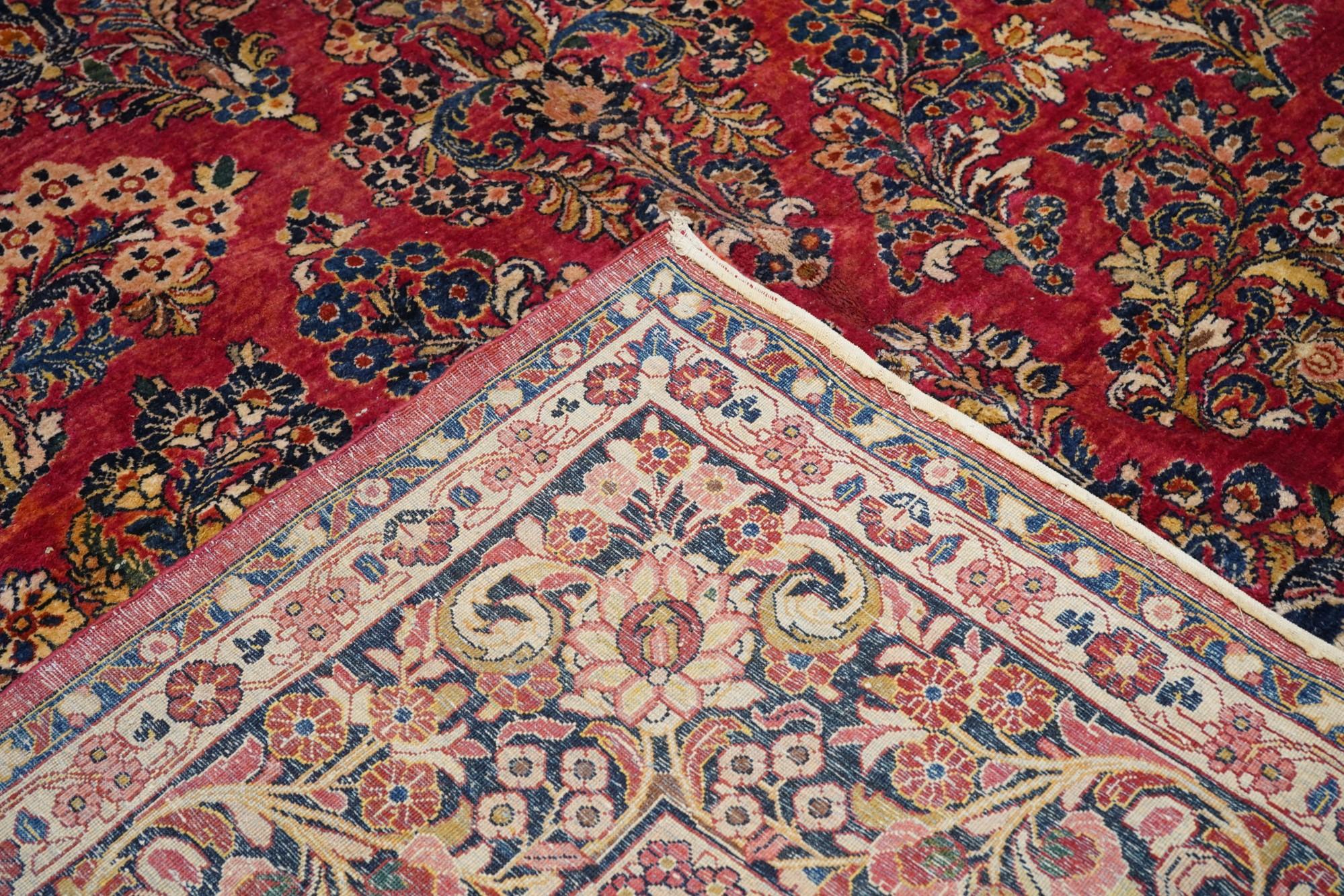 Antiker Sarouk-Teppich 11''3'''' x 18''1'''' im Angebot 5