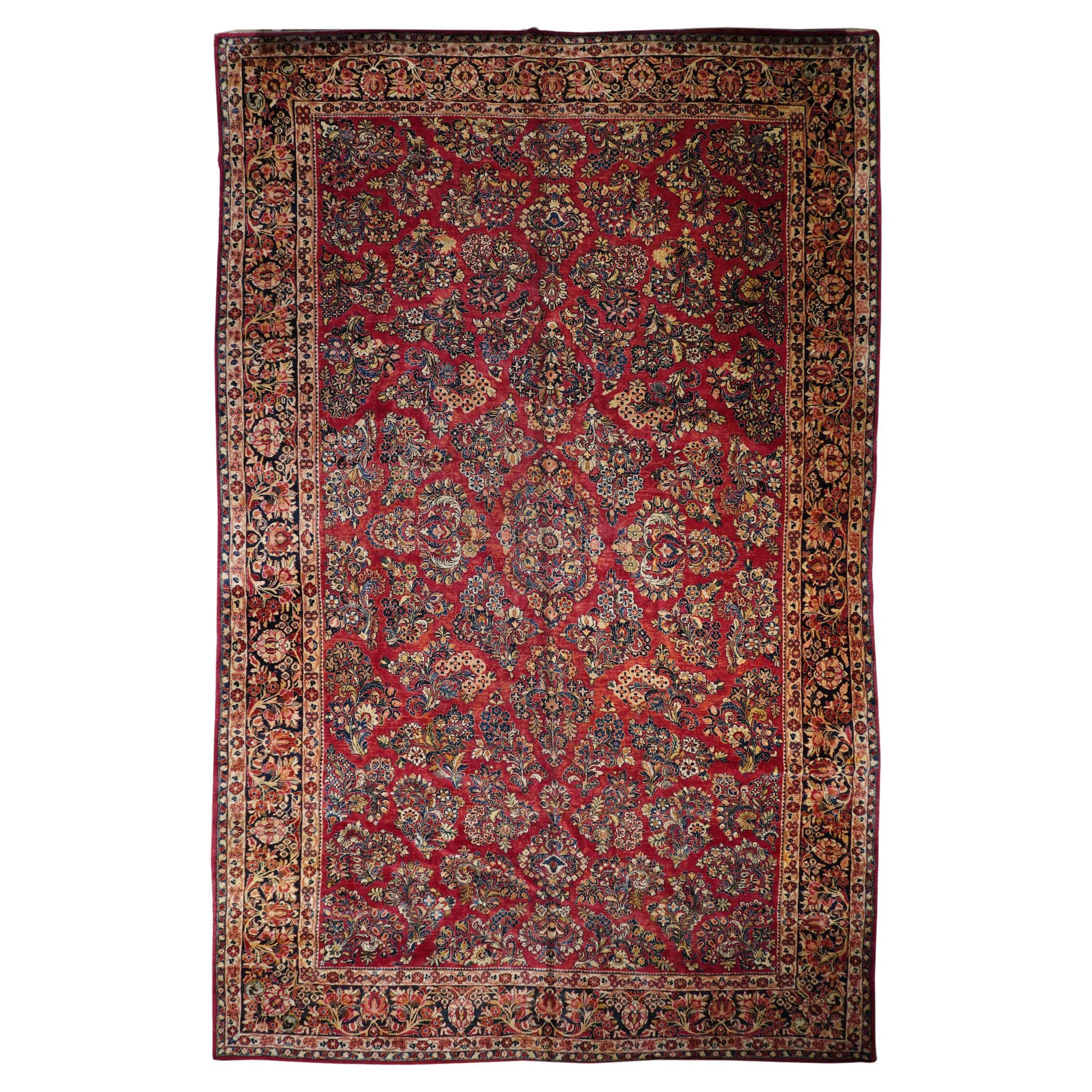 Antiker Sarouk-Teppich 11''3'''' x 18''1''''