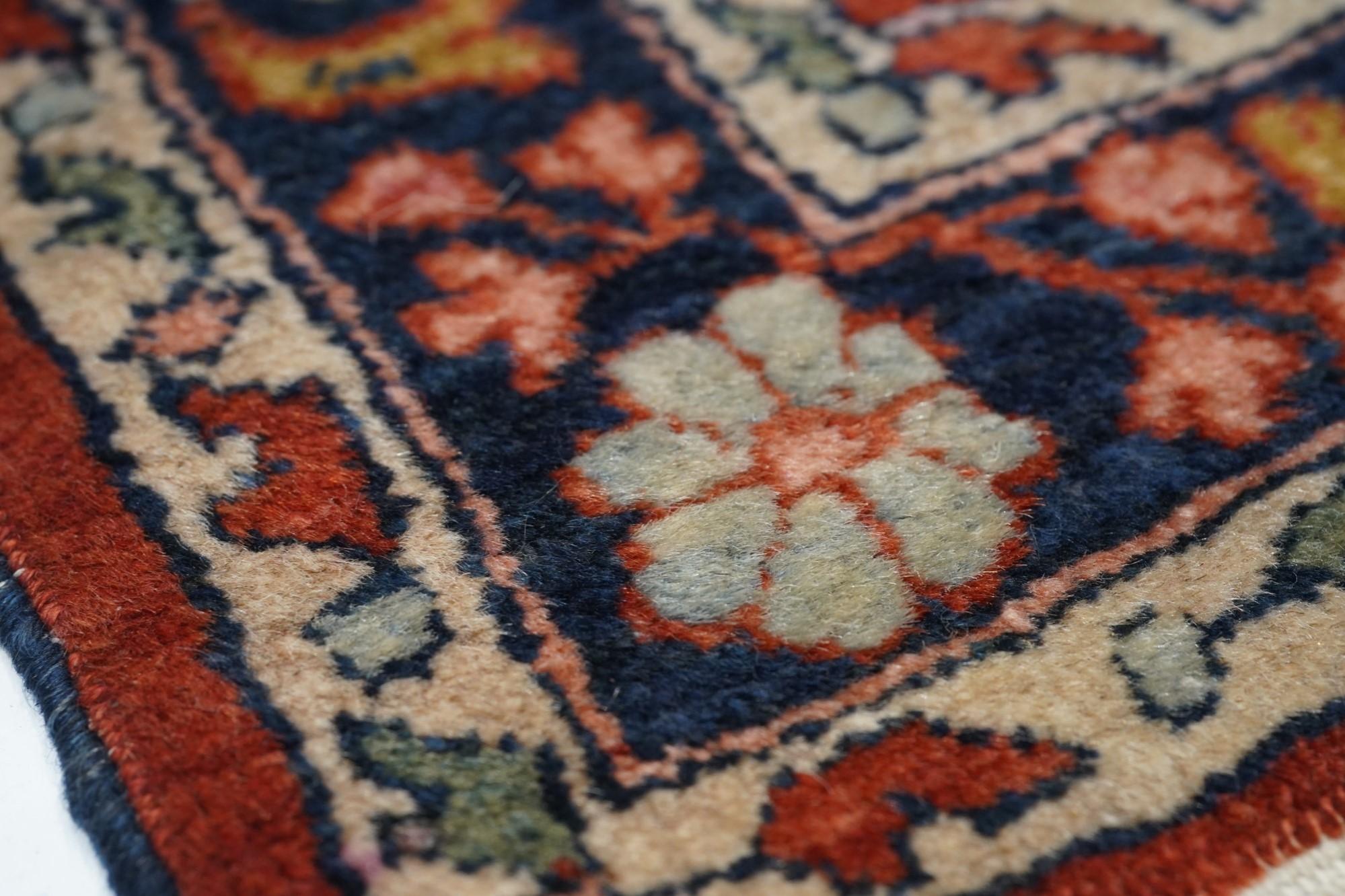 Wool Antique Sarouk Rug For Sale