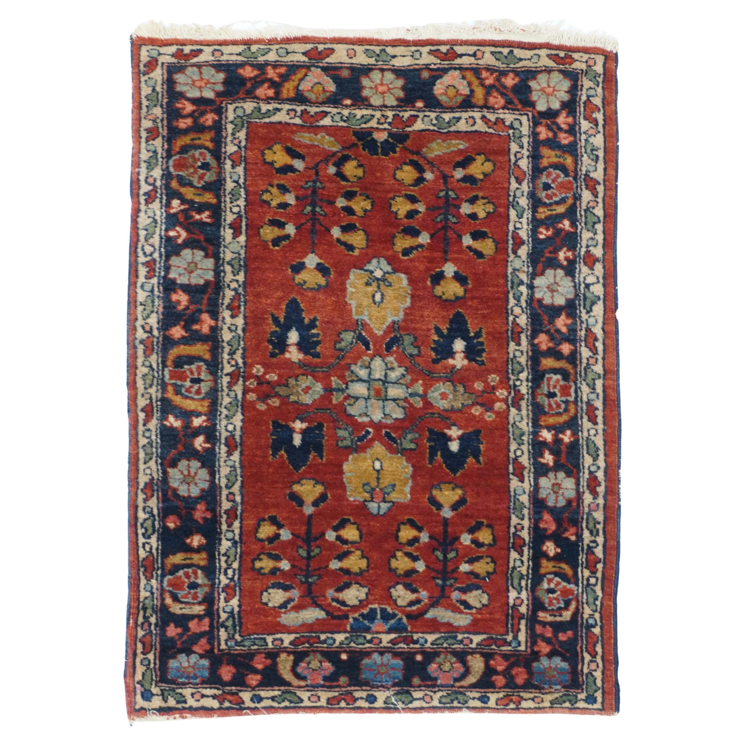 Antique Sarouk Rug For Sale