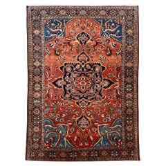 Antique Sarouk Rug 1.95mx 1.31m