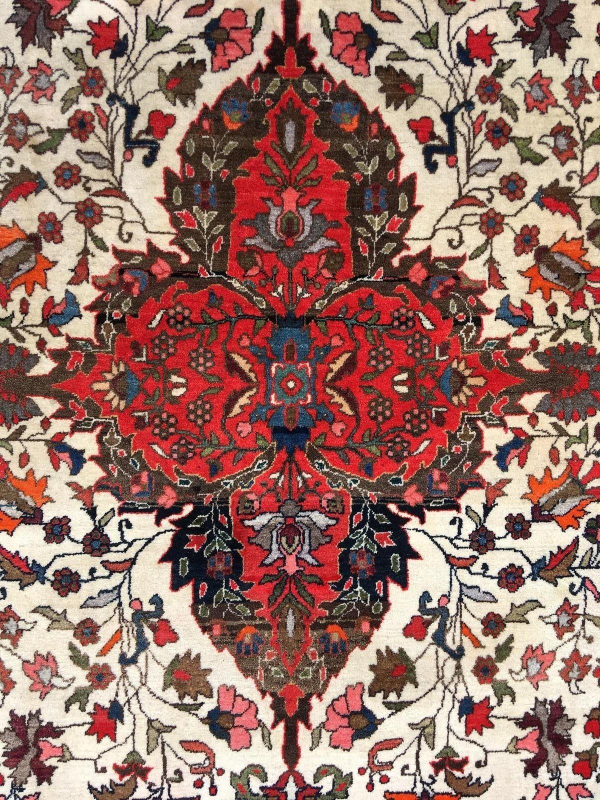 Antique Sarouk Rug 1.98m X 1.27m in vendita 5