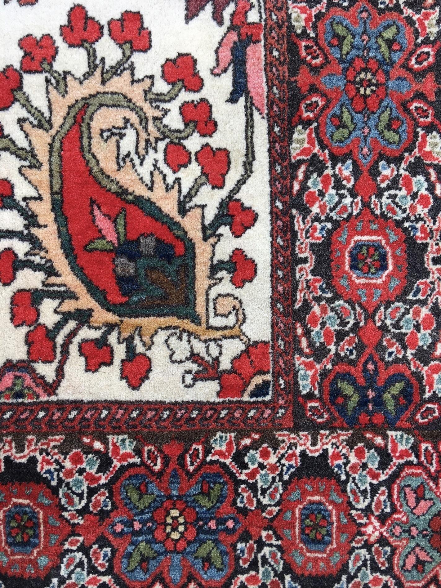 Antique Sarouk Rug 1.98m X 1.27m in vendita 7