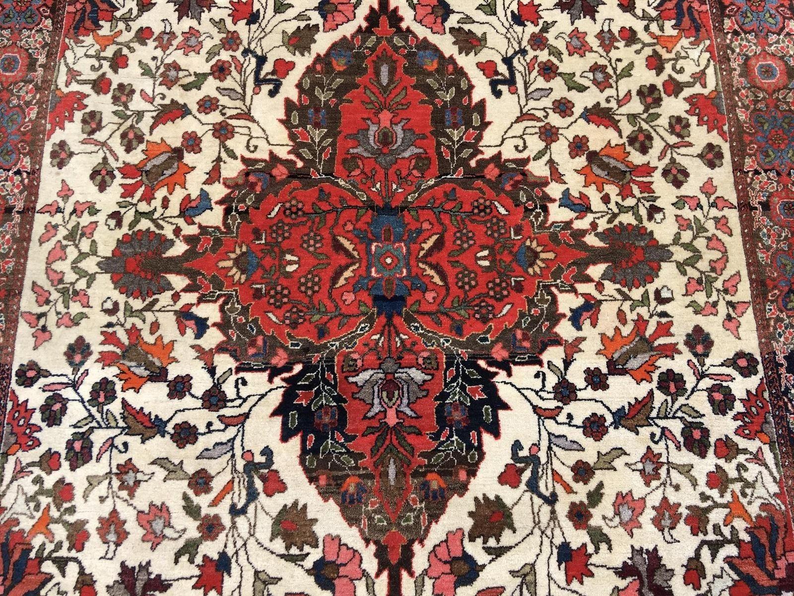 Antique Sarouk Rug 1.98m X 1.27m in vendita 2