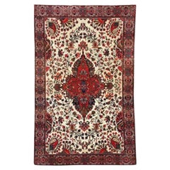 Antique Sarouk Rug 1.98m X 1.27m